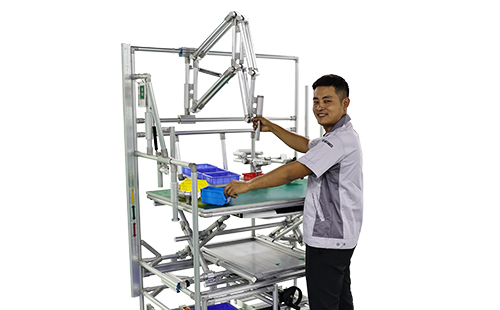 铝合金精益管连接件怎么安装？